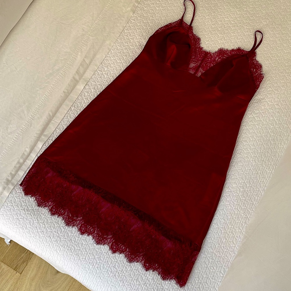 Etam Silk and Lace Slip M/L